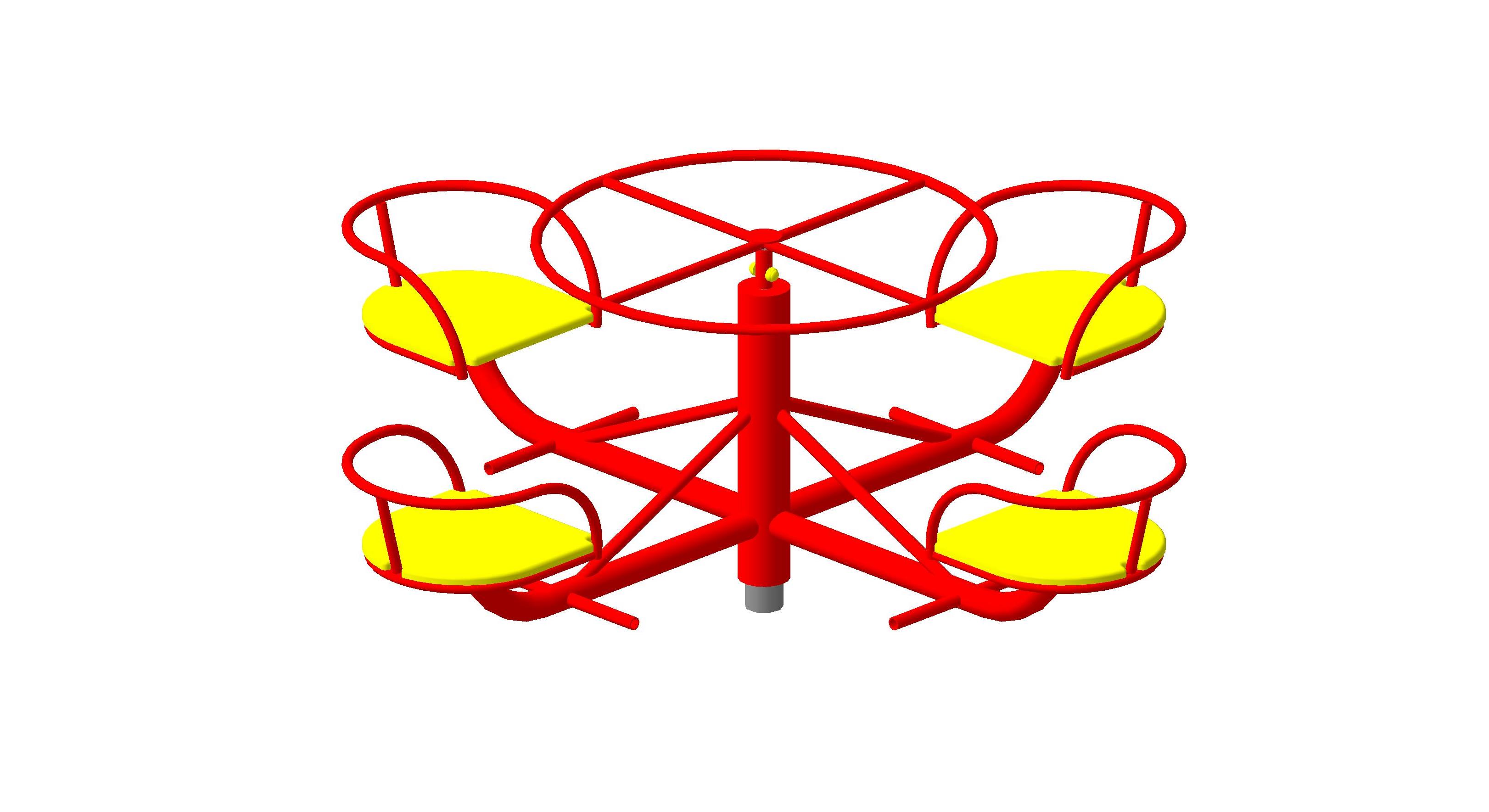 Карусель "Поле чудес" 2000х2000х650