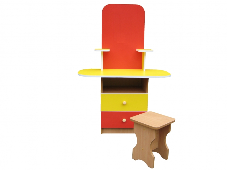 Парикмахерская с ящиками 900х450х1280 Полностью цветной