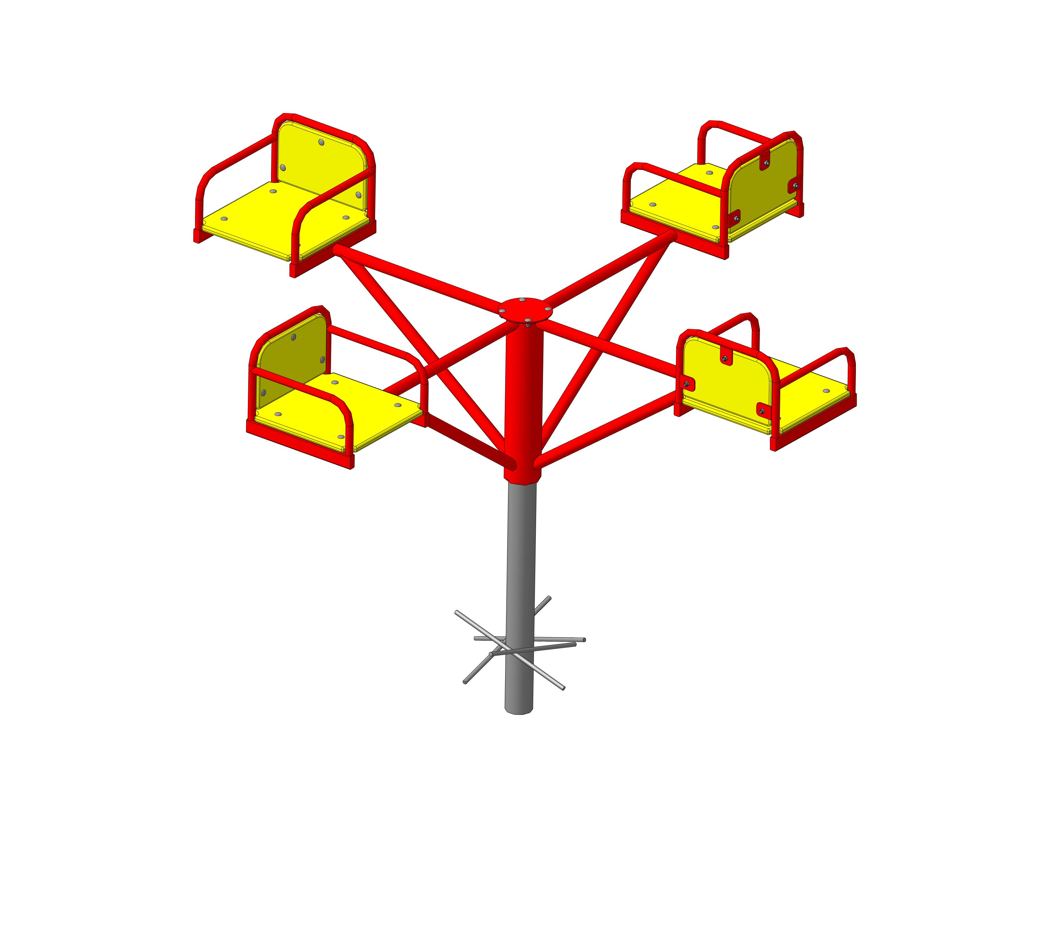 Карусель " Параллель" 2150*2150*730