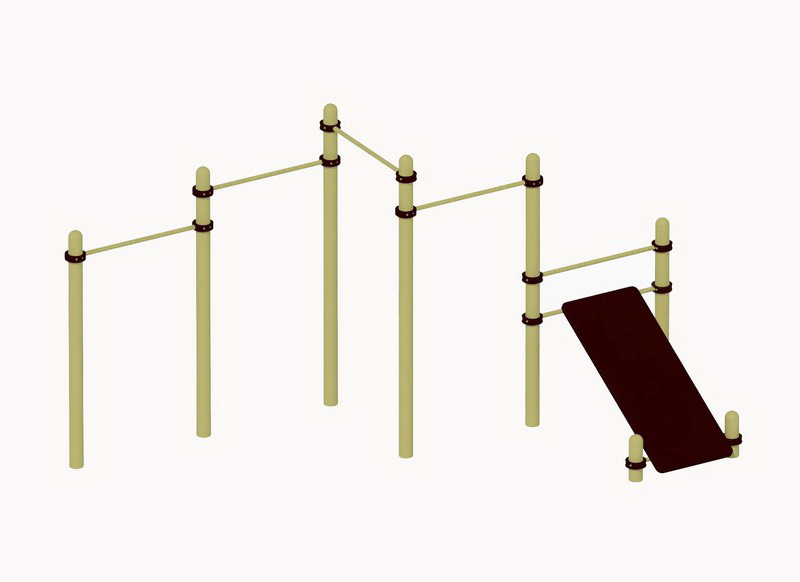 Комплекс для воркаута на хомутах 024