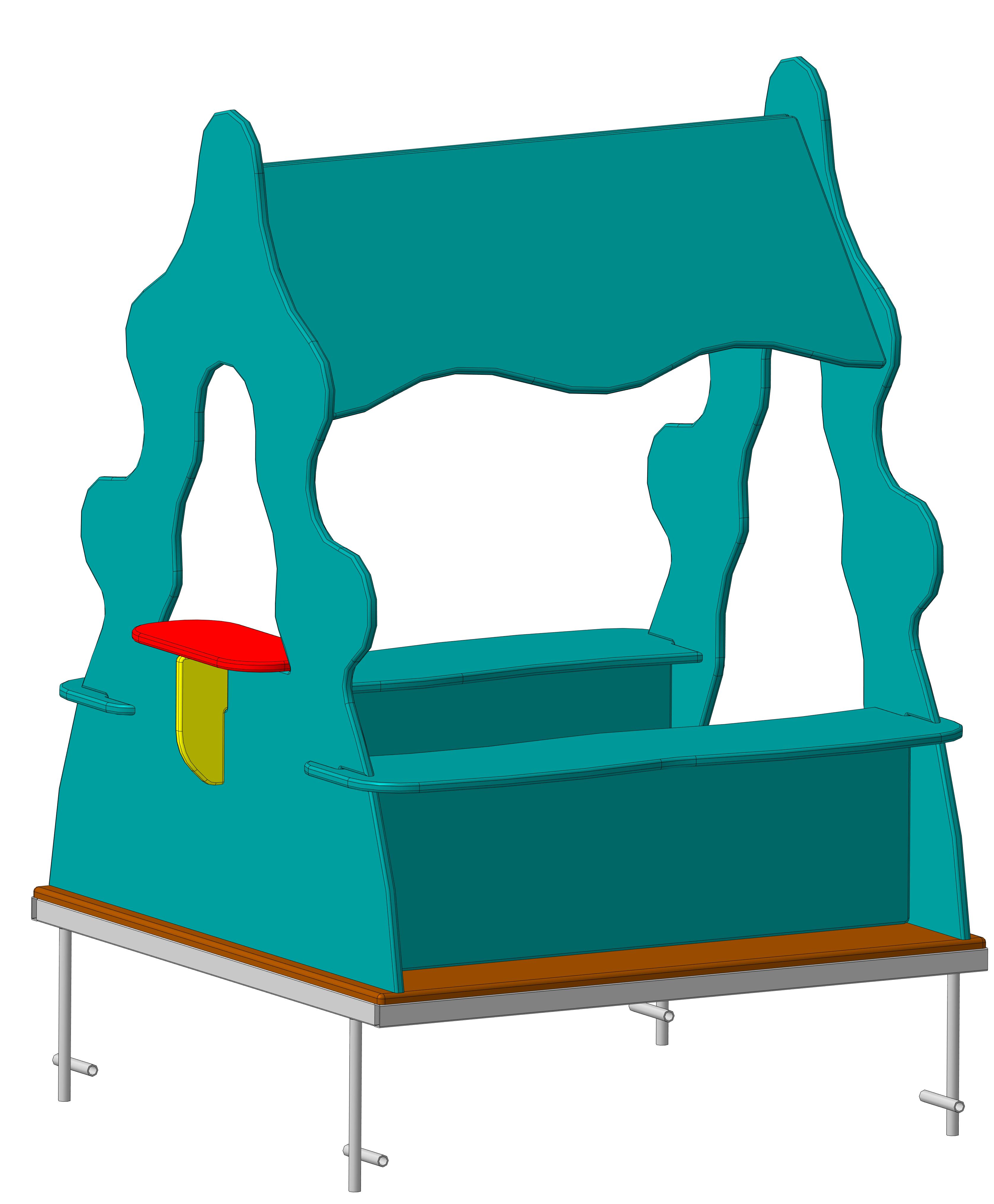 Домик "Ёлка"  1260х1200х1500