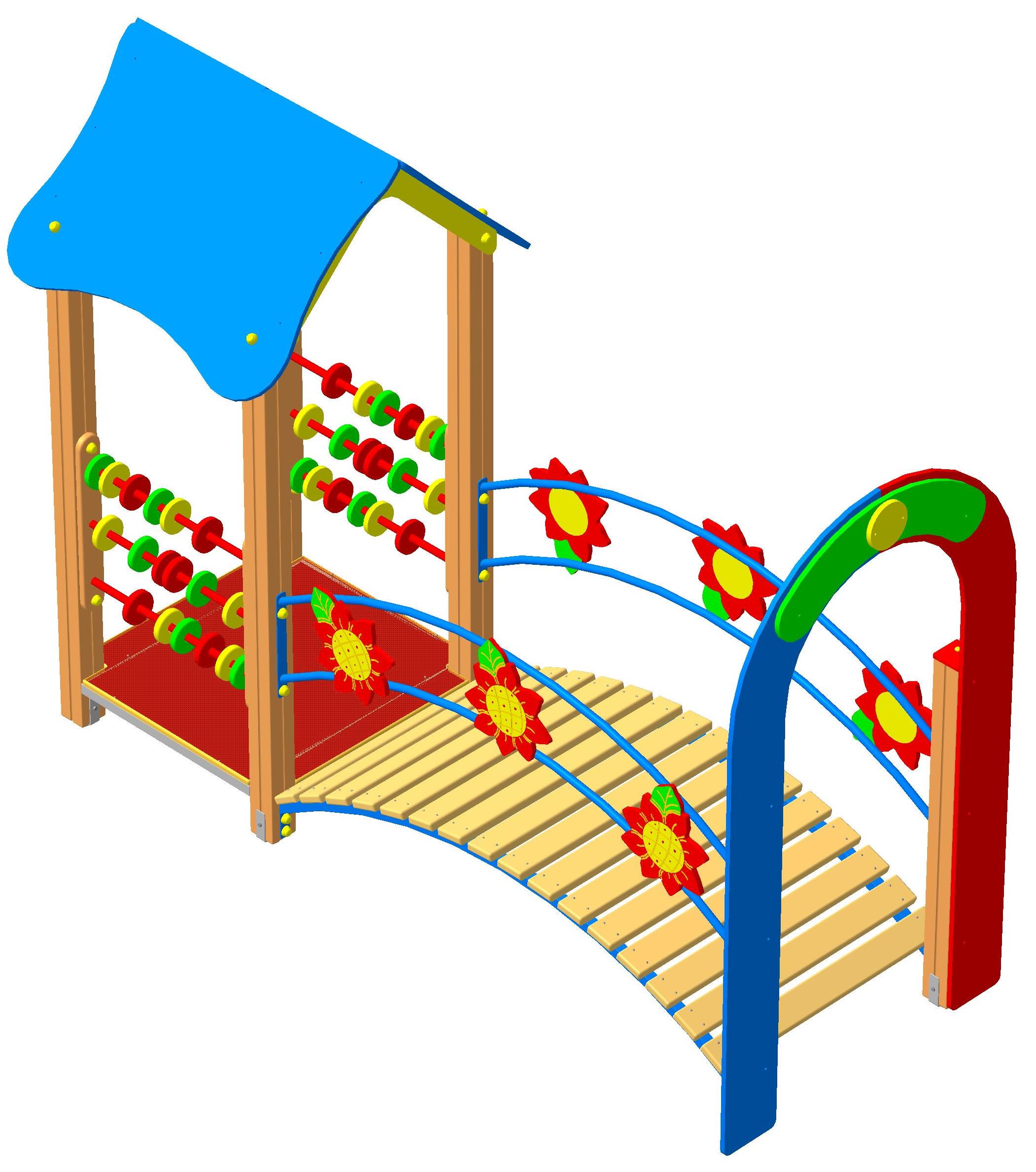 Домик "Знайки" 3260х1270х2450