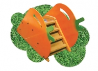 Горка "Морковка 1500х700х600