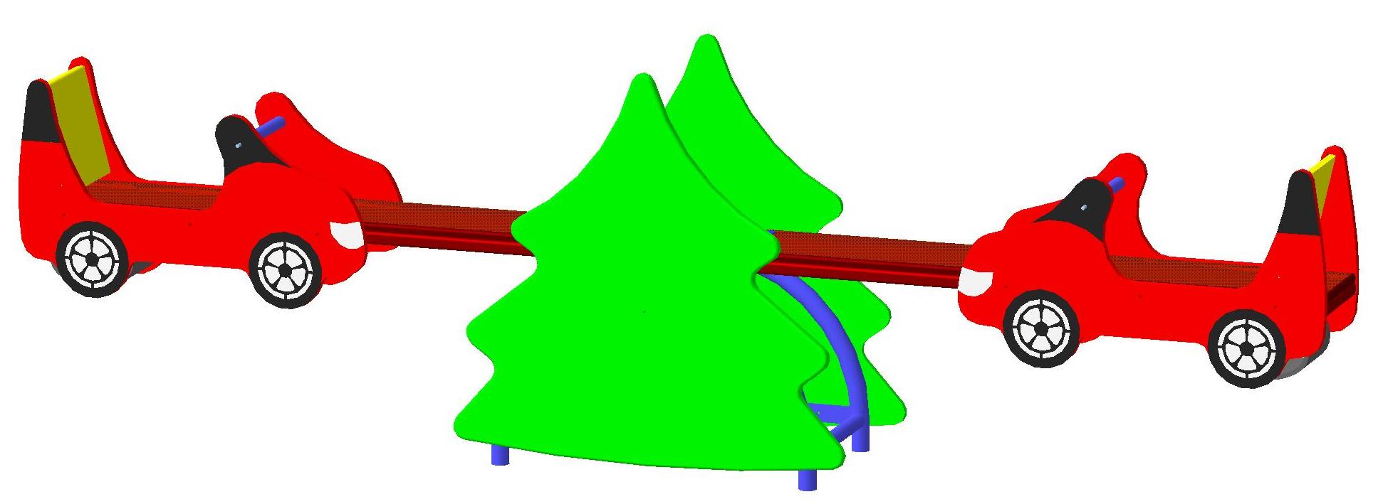 Балансир "Машинки" 3000х420х900