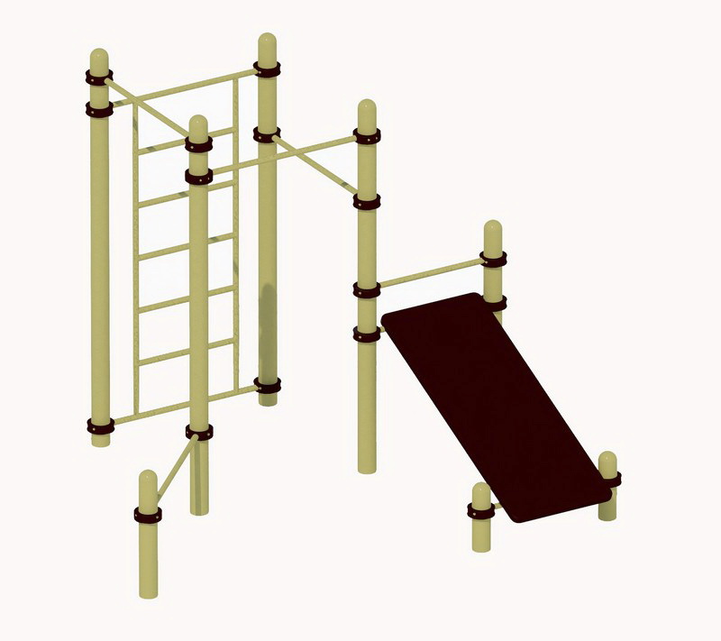 Комплекс для воркаута на хомутах 021