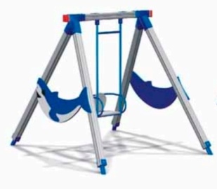 Качели "Атлантика" жесткий подвес 2000х2350х2000