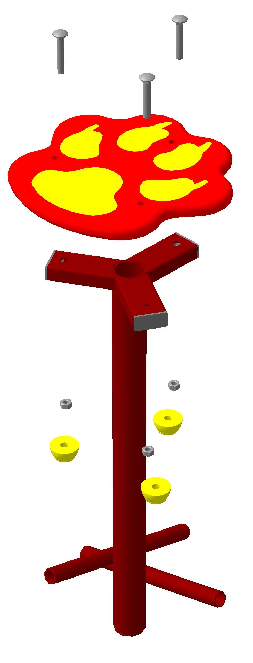 Кочки  «Шаг за шагом» - лапа  254х250х268