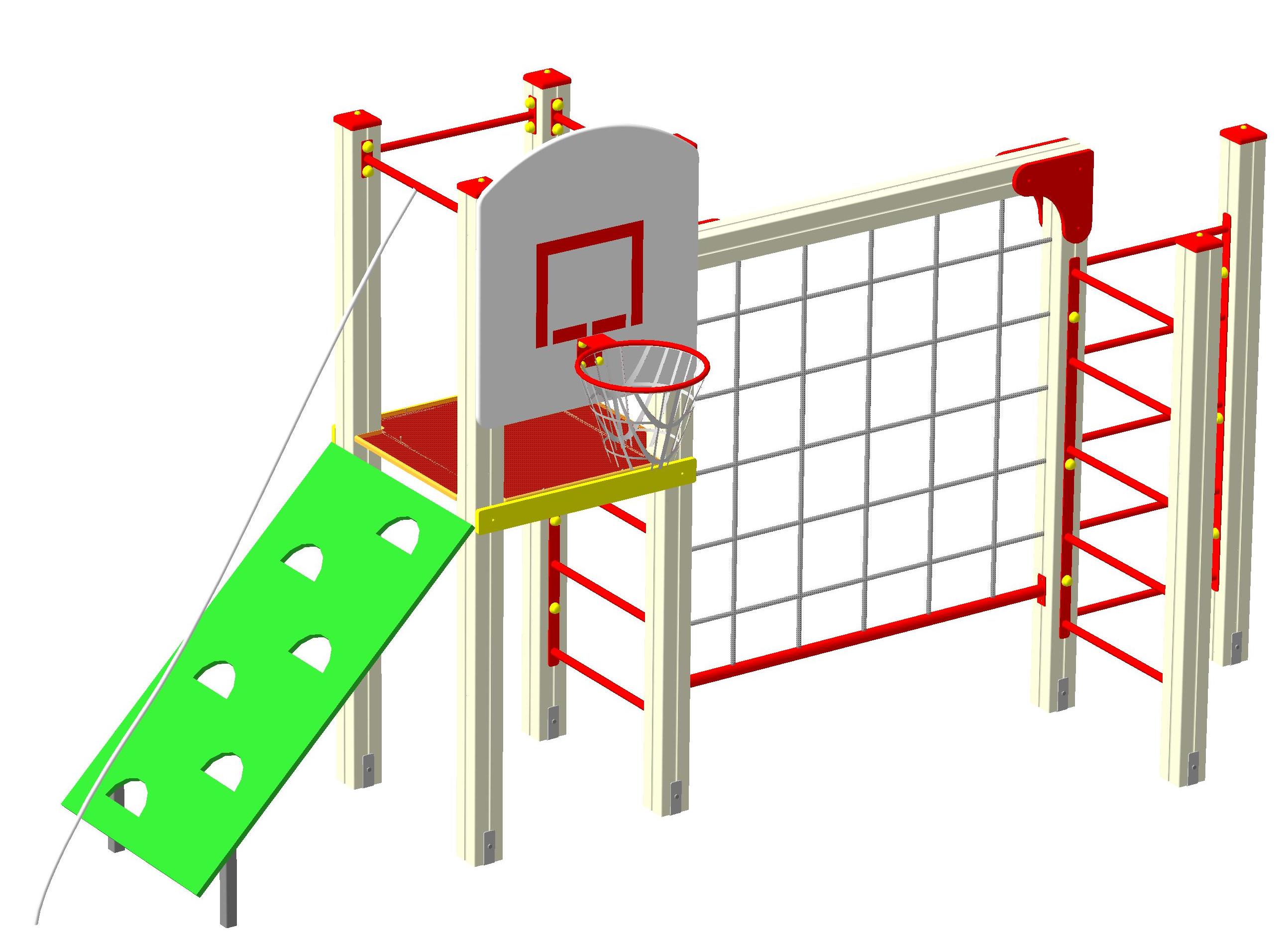 ГК Баскетбол +Альпинист  1985х5090х2400