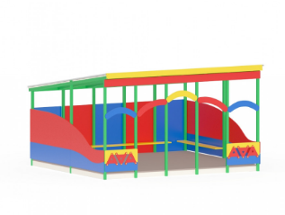 Детский теневой навес "Палитра"