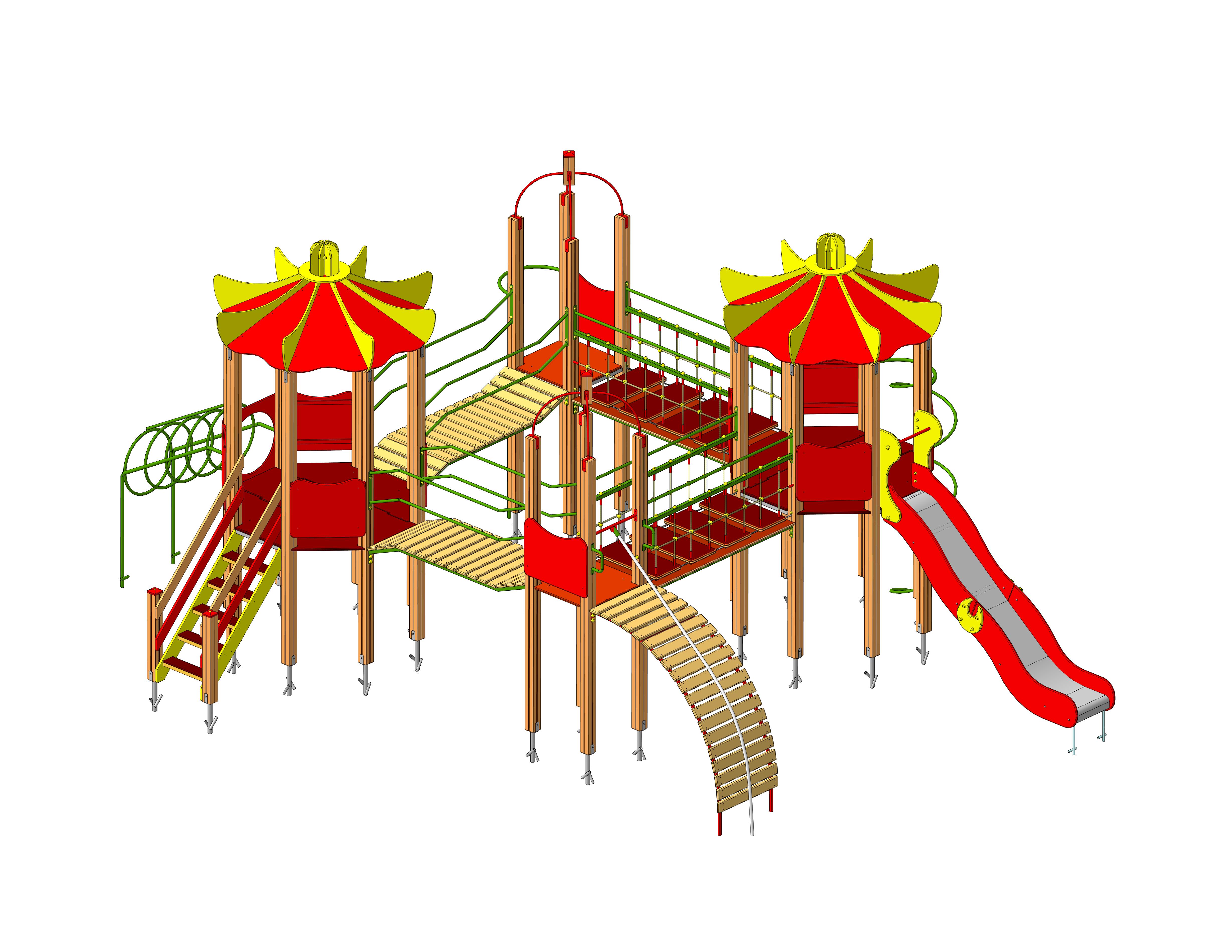 ДИК " Империя" 9630х7450х4180   Горка 1500