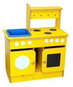 Стол игровой (кухня) «ВАРЕНЬКА» 770х404х936, желтая