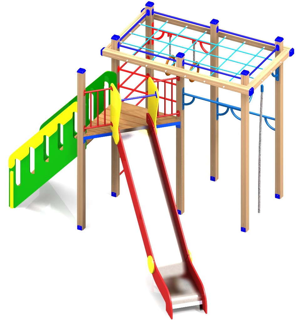 ДИК " Маугли_1" 3825х3907х2524   Горка 1500