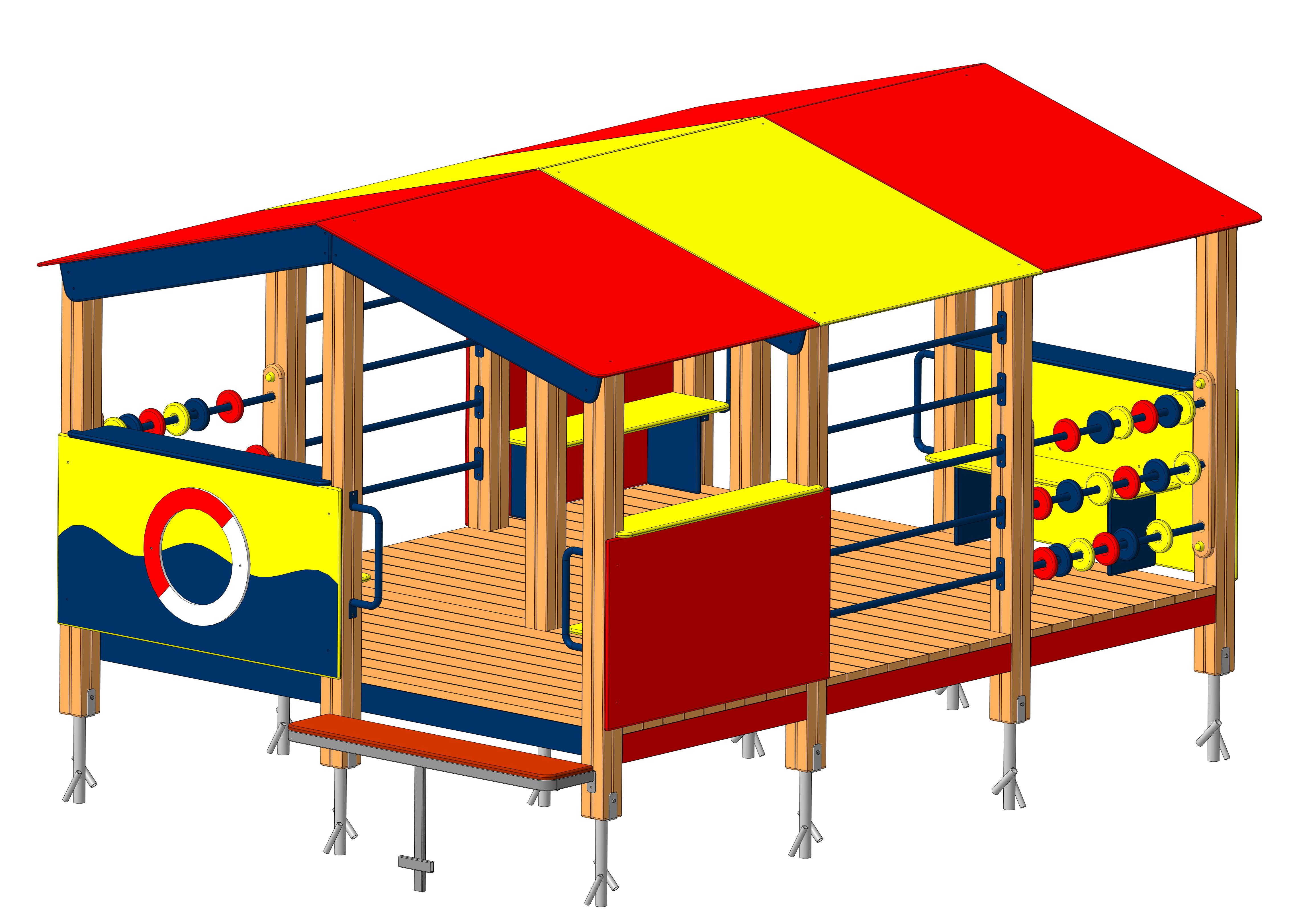 Детский теневой навес - 5  3600х2620х2000