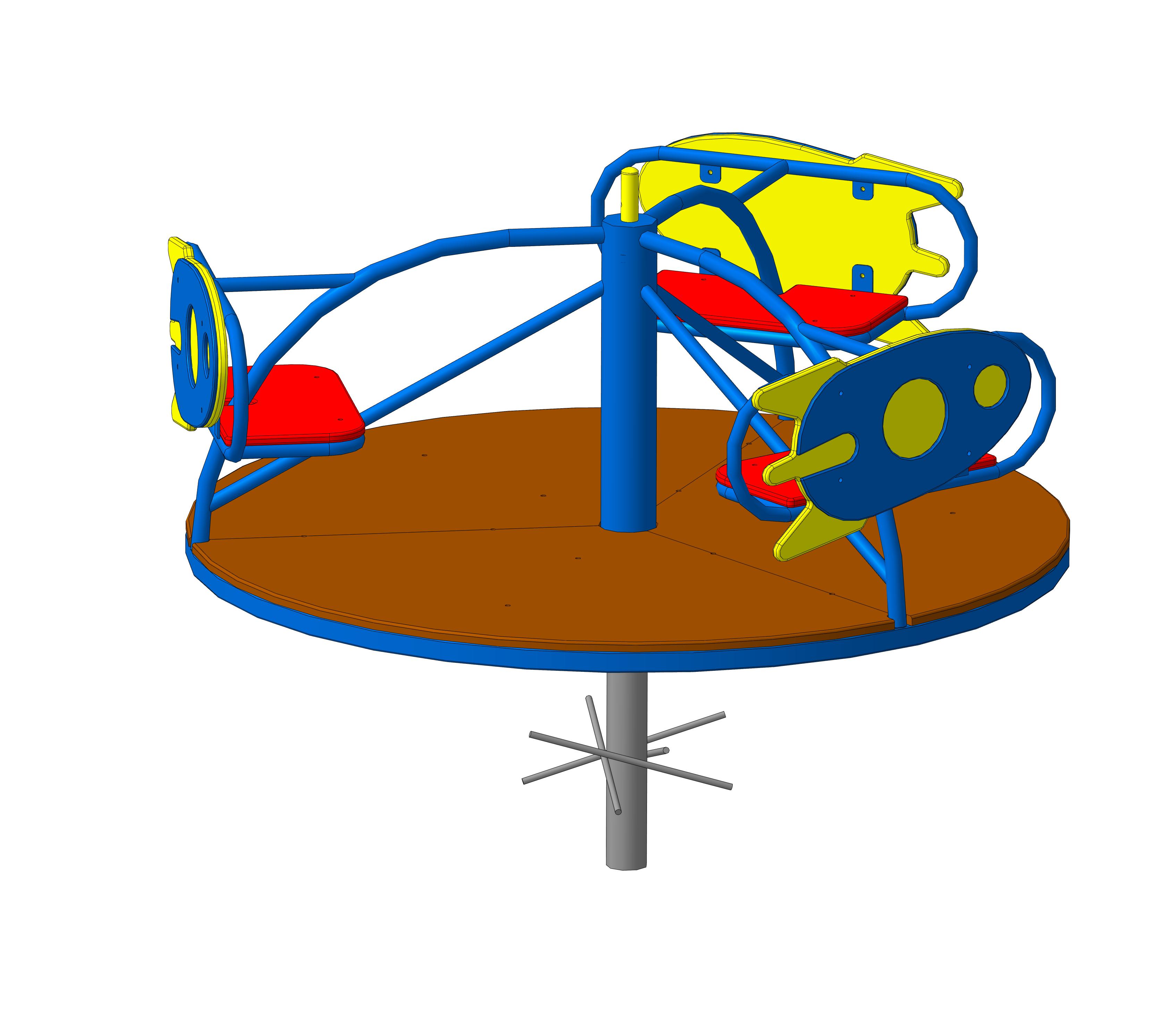 Карусель "Ракета" 1620*1620*700