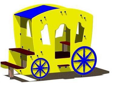Домик «Карета-1»  1272х2110х1606