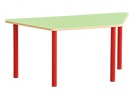 Стол трапециевидный, регулируемый по высоте "Салатовый"