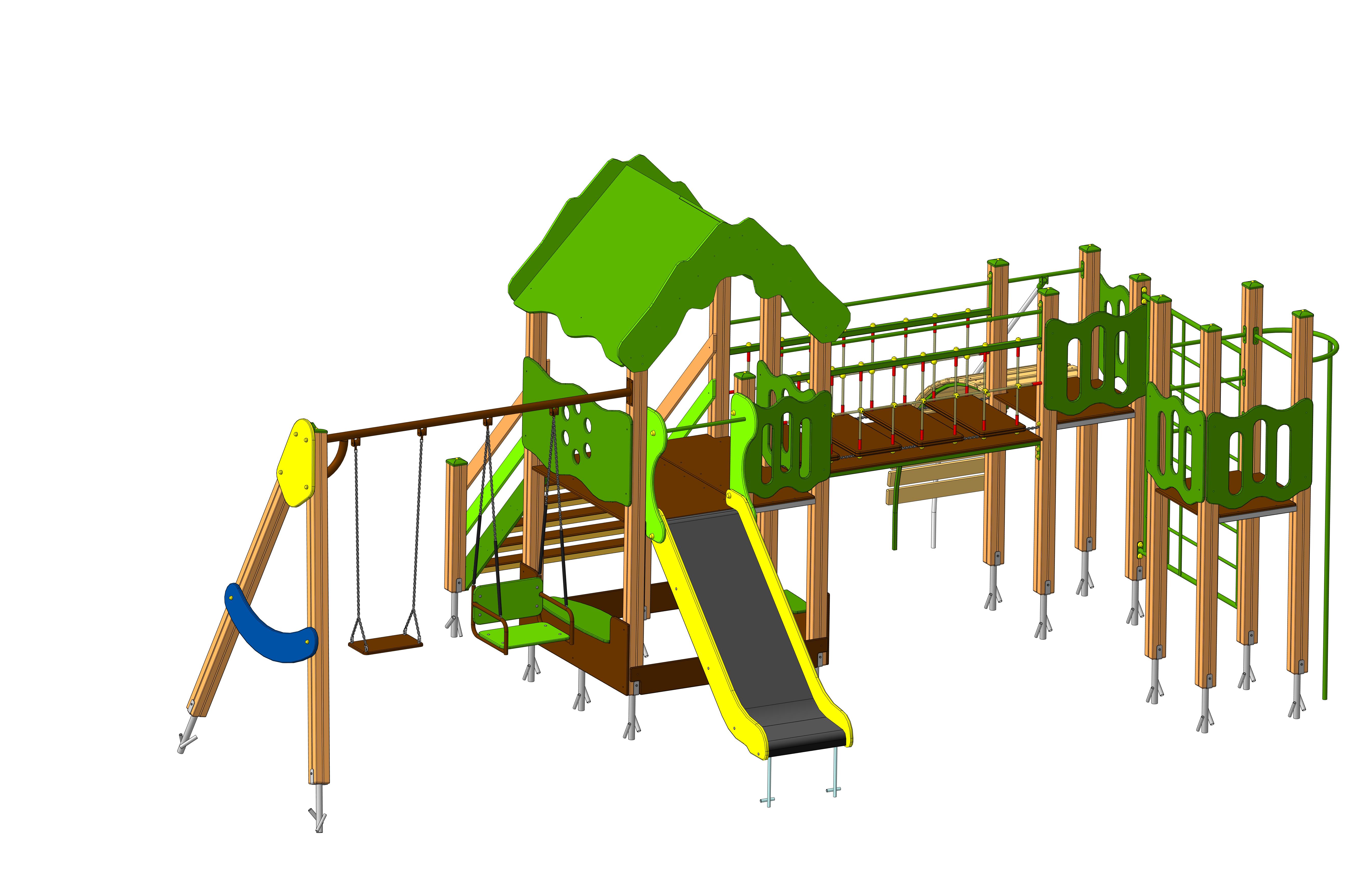 ДИК " Кавказ-1" 4500х7500х3200  Горка 1200