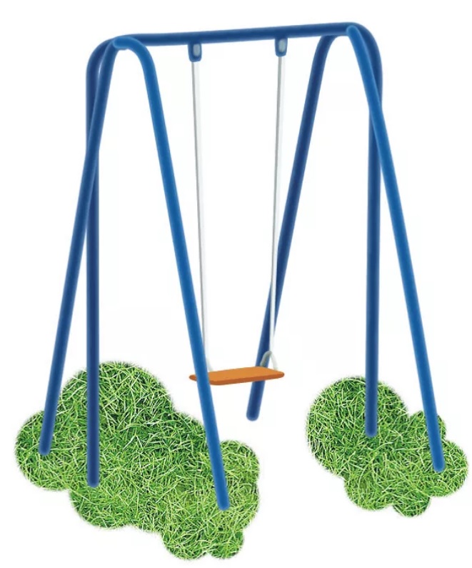 Качели Юность с цепным подвесом