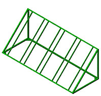 Велопарковка на 5 мест 2000x750x750;