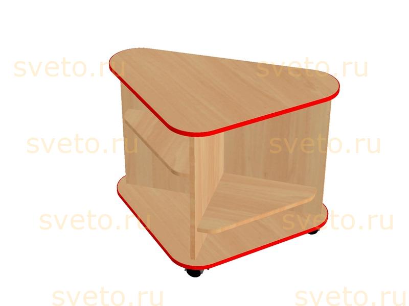 Стол Треугольник "Земляничка", 766х482х580мм