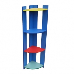 Стеллаж угловой 295х295х1200 Полностью цветной