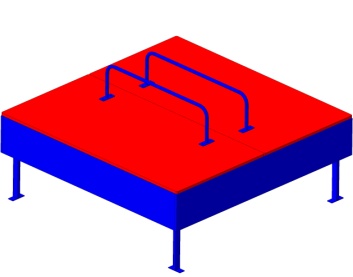 Песочница из влагостойкой фанеры 1500х1500х250\250мм