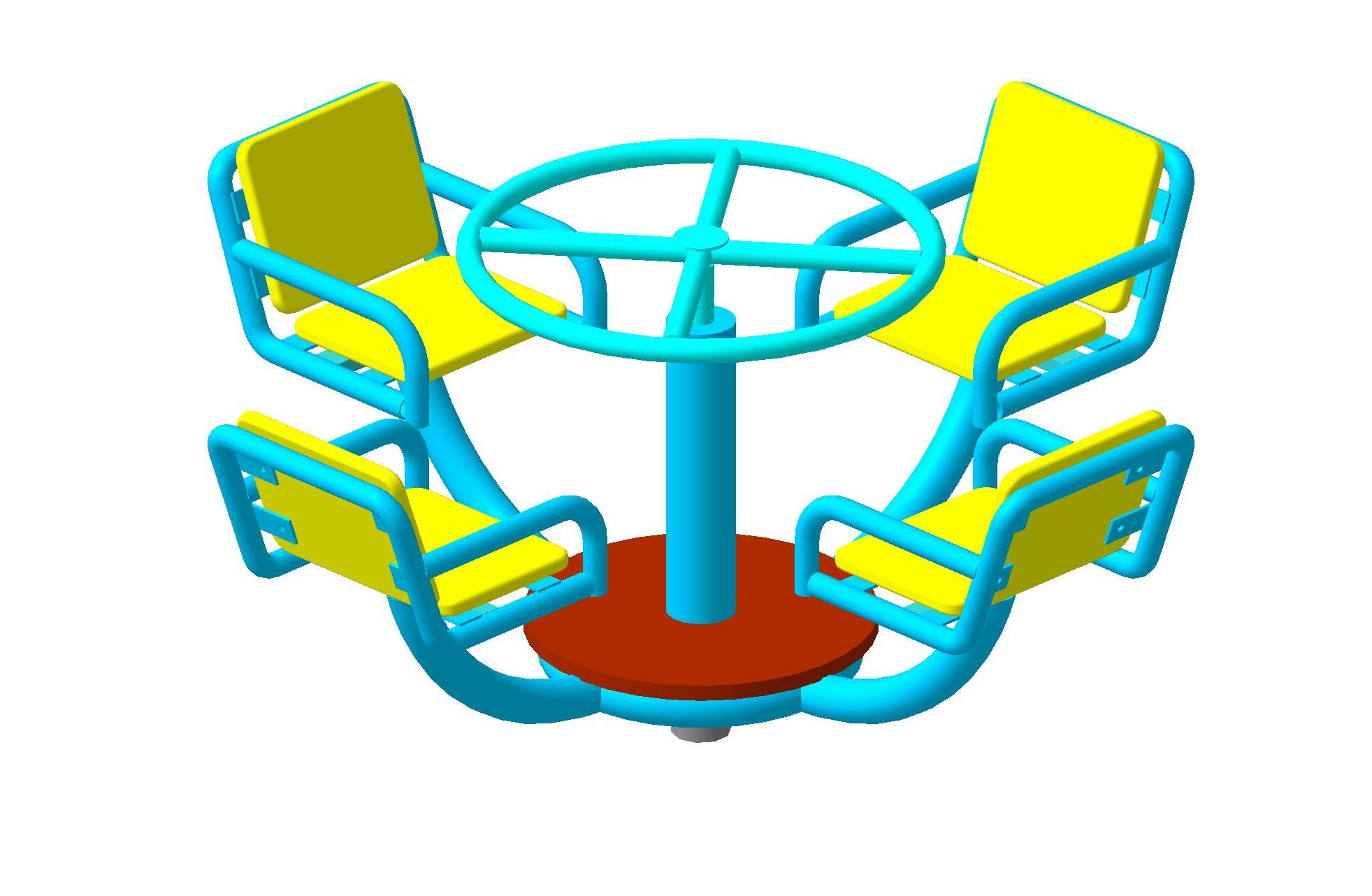Карусель " Юла 05" 1450*1450*680