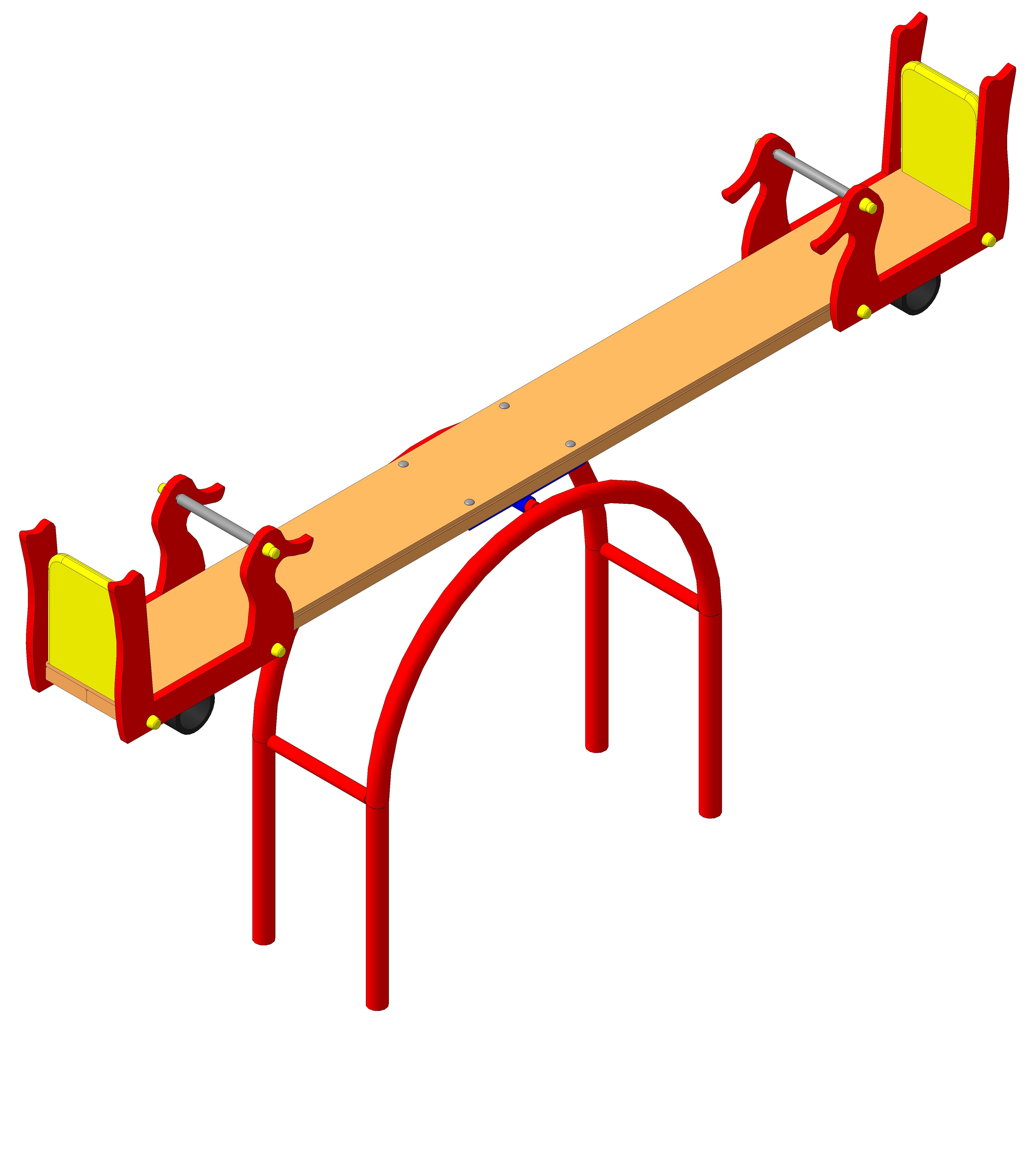 Балансир "Утенок» 2100х450х650