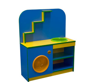 Стеллаж"Прачечная" 1000х400х800 Полностью цветной