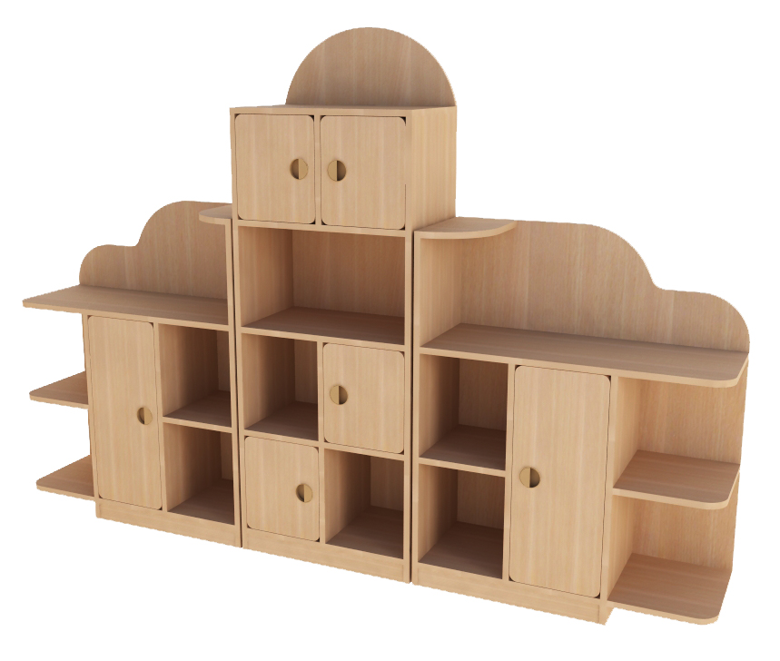 Стенка "Антошка", 200*300*1400 Бук