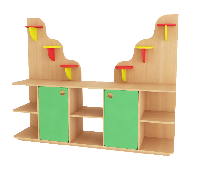 Уголок природы, 1710*420*1300 Цветной фасад