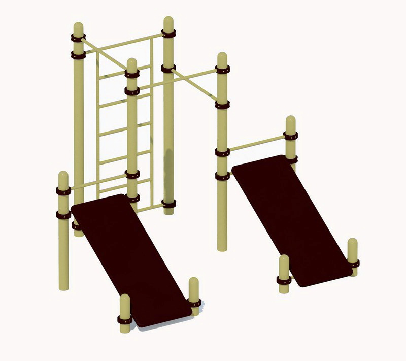 Комплекс для воркаута на хомутах 020