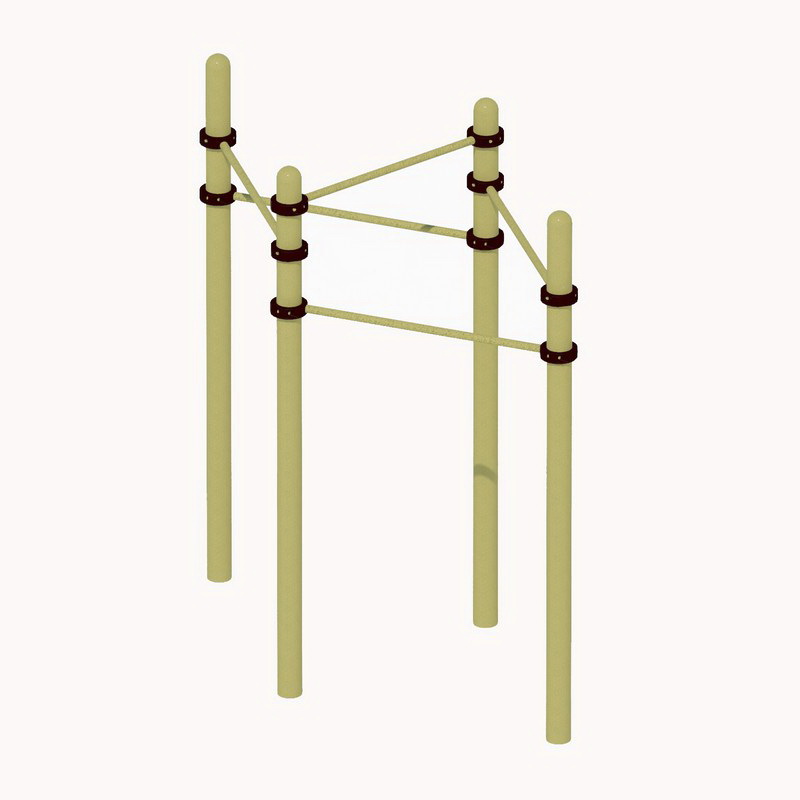 Турник уличный зигзаг