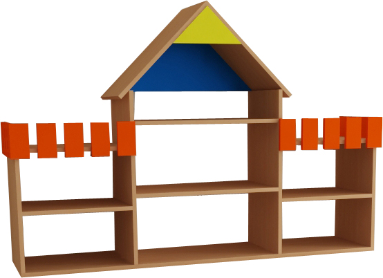 Надстройка "Башенки с домиком" 1530*350*1040