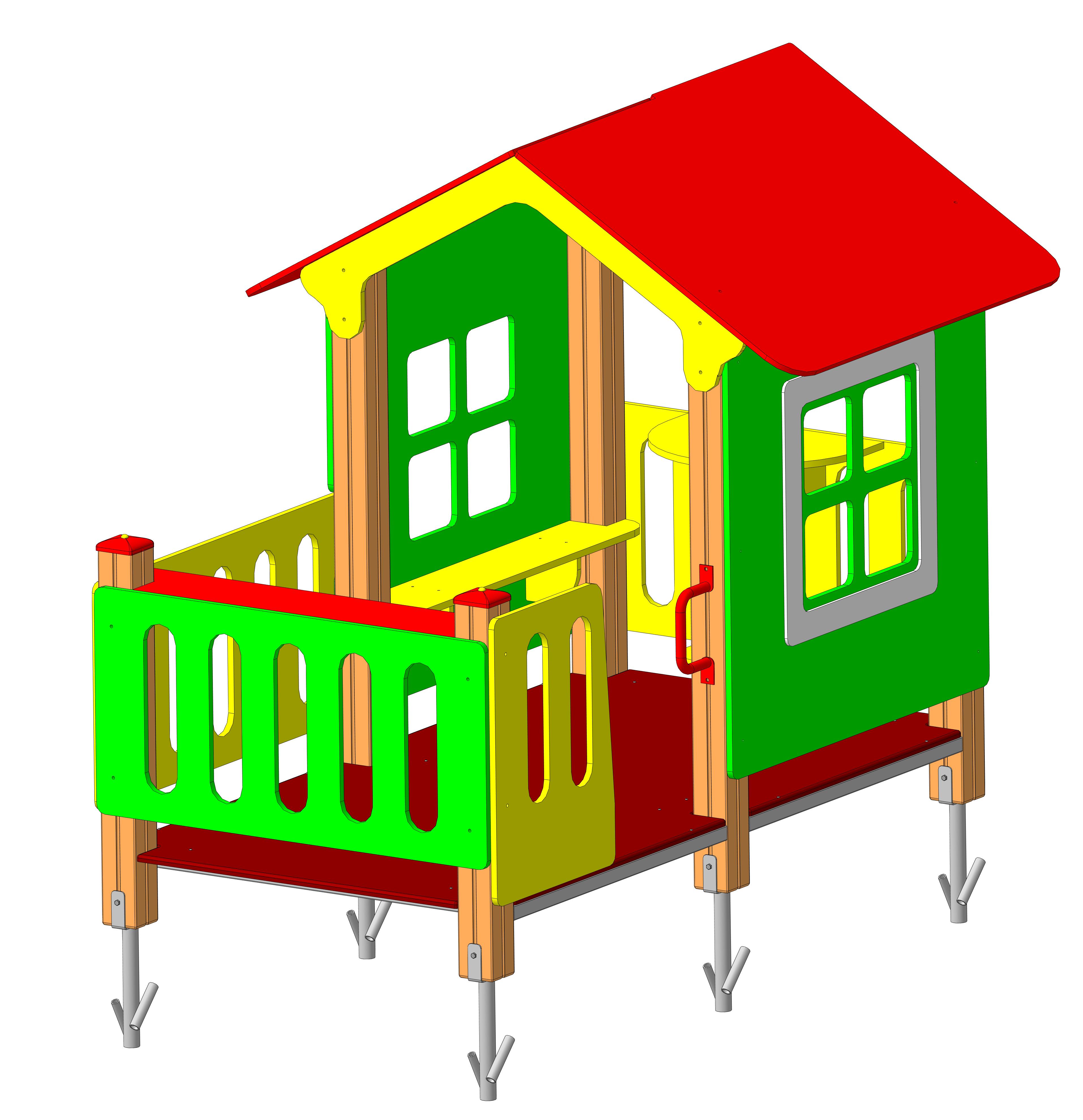 Домик-беседка  2425х1720х1940