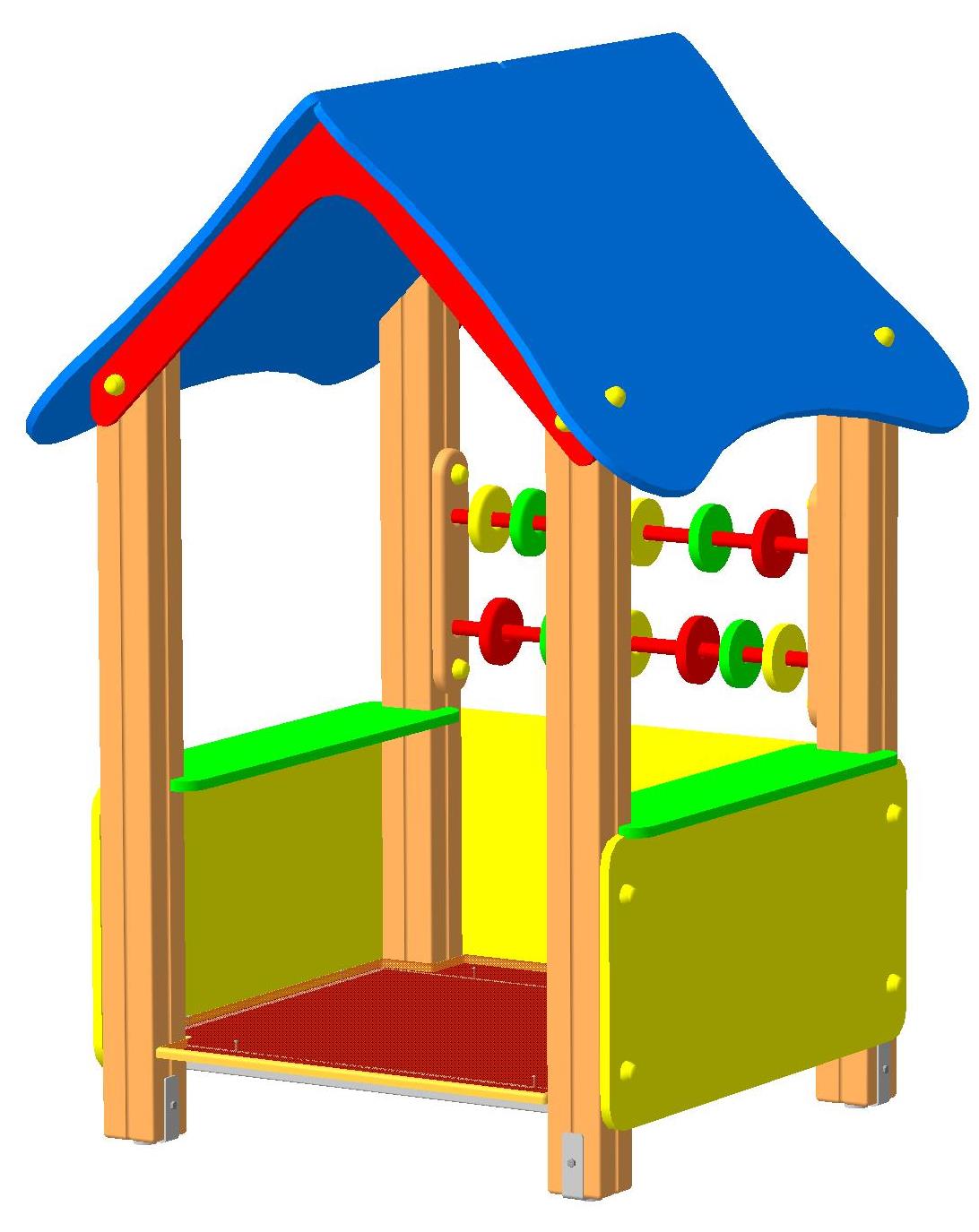 Детский домик 1200х1280х1850