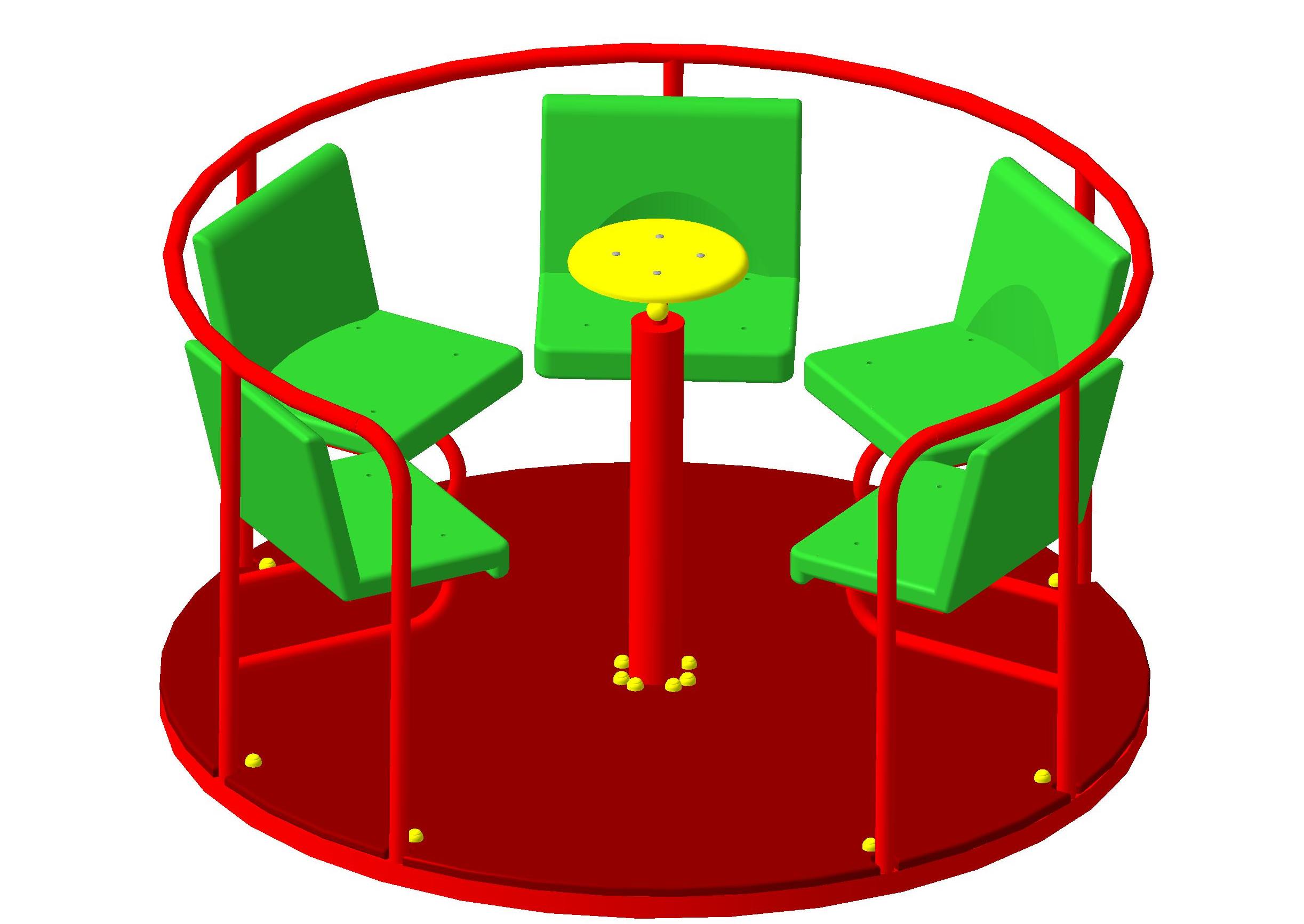 Карусель " Лотос" 1640*1640*900