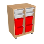 Тумба мобильная для пособий 664х462х891 мм