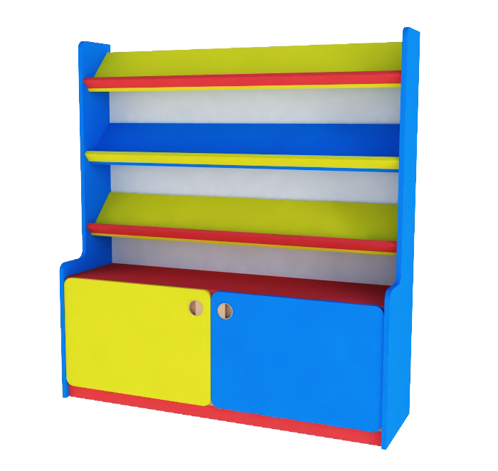 Книжный уголок 1200*350*1300 Полностью цветной