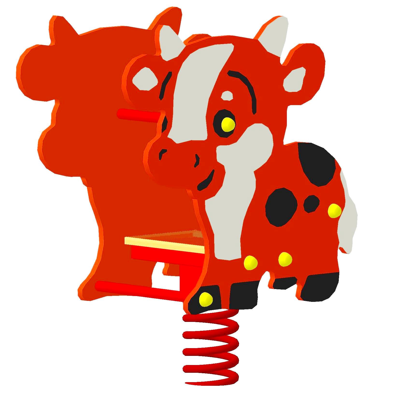 Качалка на пружине «Бычок» 800х450х950