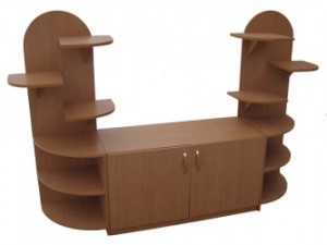 Стеллаж "Натуралист" 1700х366х1300 Бук