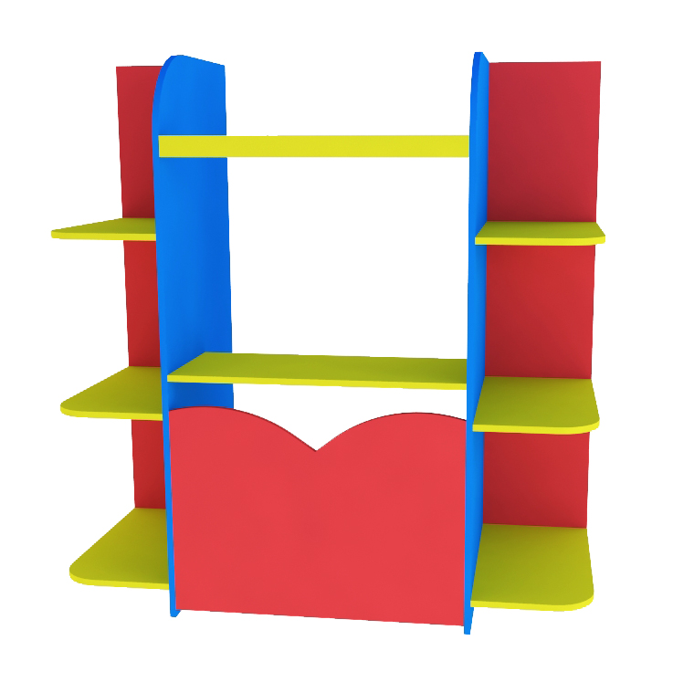 Уголок "Кукольный театр" 1300*350*1100 Полностью цветной