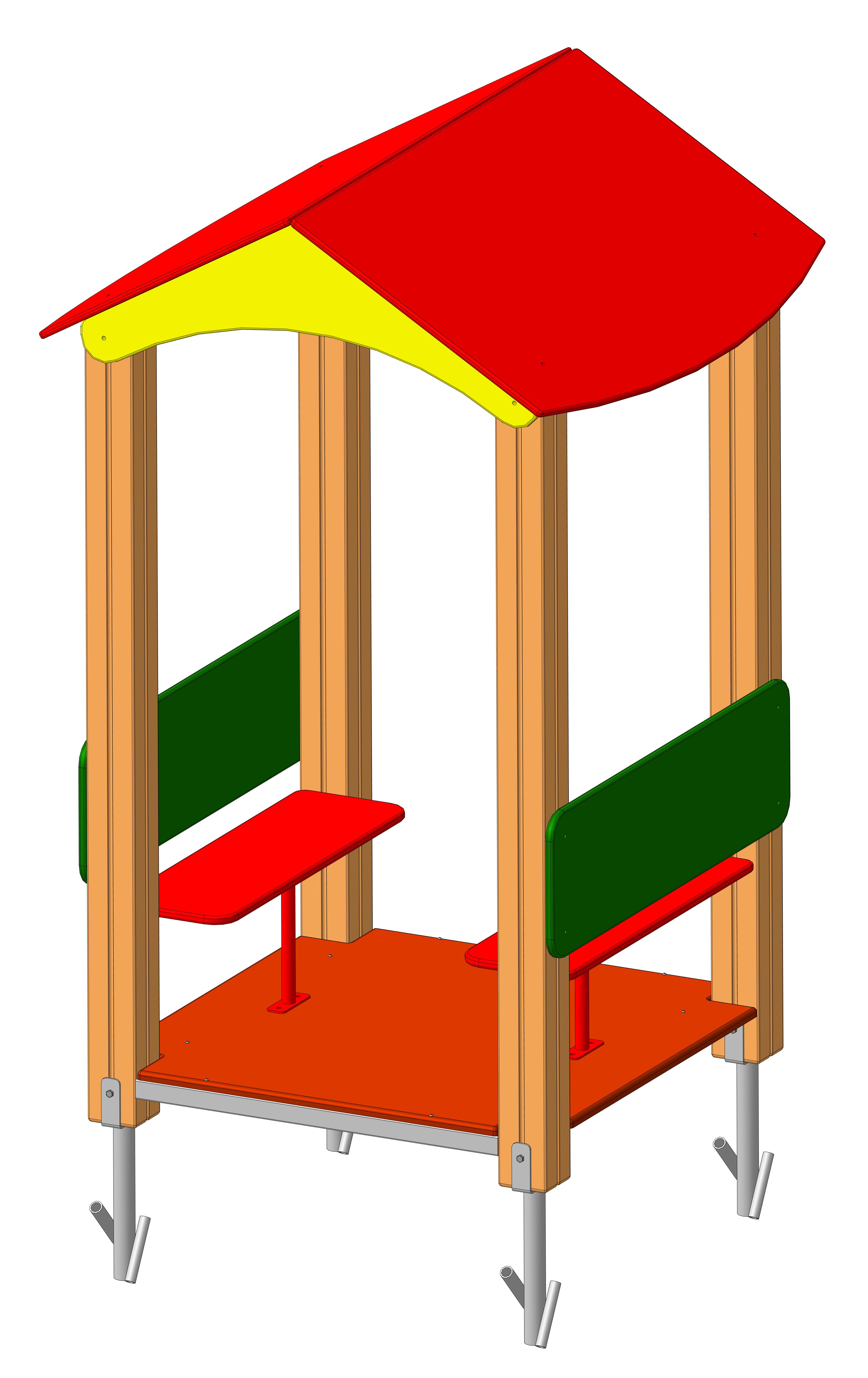 Домик - 12  1200х1250х2965