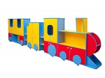 Стенка детская "Веселый паровоз" 4655*366*1204