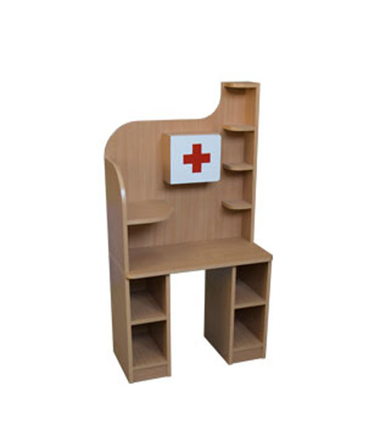 Стеллаж"Айболит" 640х330х1190 Цветной фасад