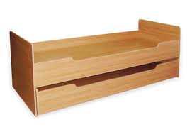 Кровать 2-х ярусная выкатная 1438*720*480 Бук