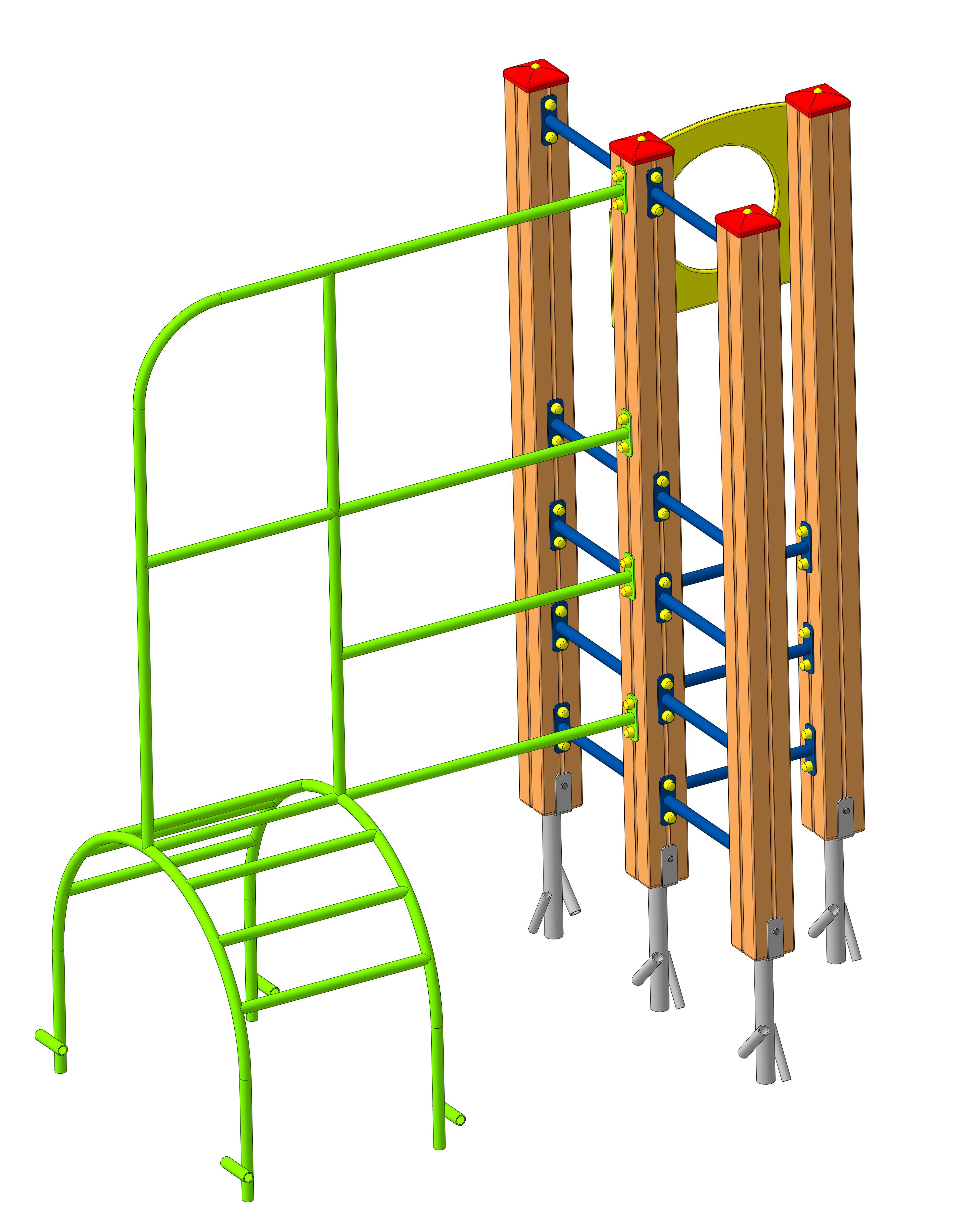 Спортивный комплекс ТМ-31Д  1845х1025х1835