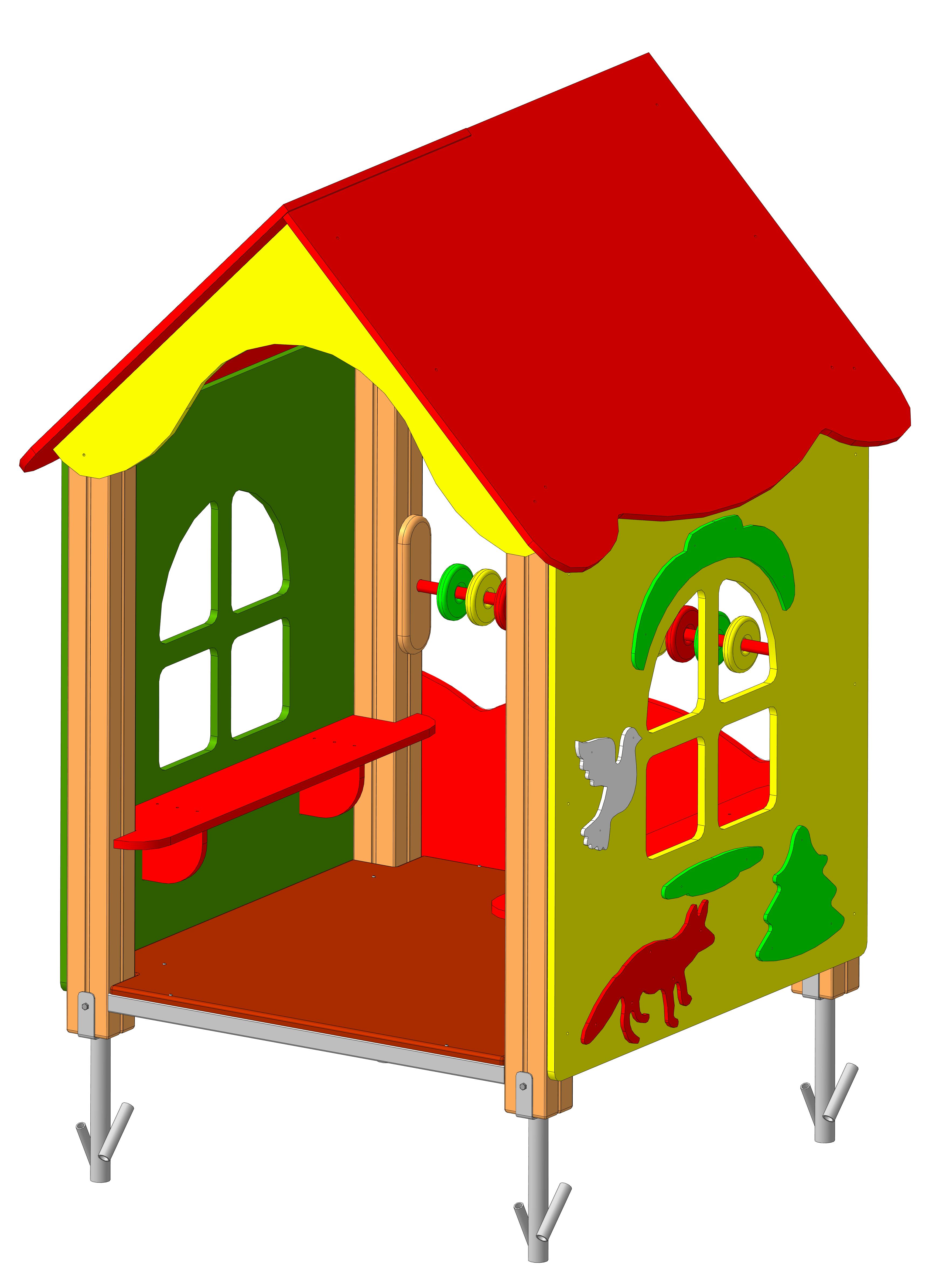 Домик-беседка-8 1400х1400х1980