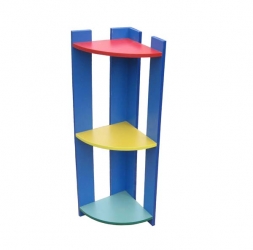 Стеллаж угловой 295х295х1000 полностью цветной