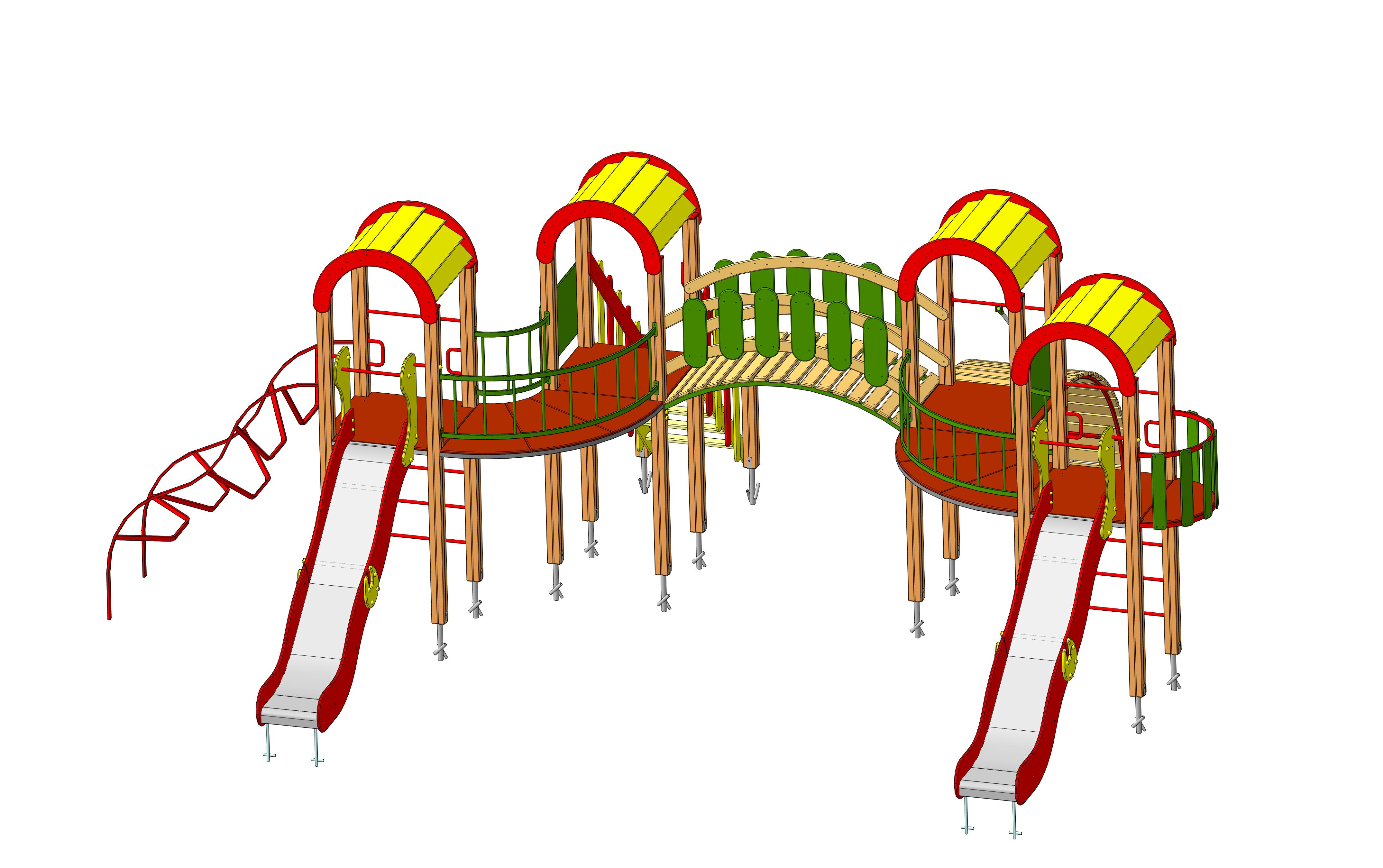 ДИК " АРКАДА-1" 9095х6330х3160   Горка 1500